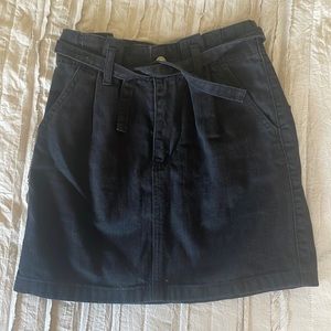 Hollister black jean skirt!